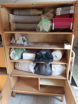 Retro polcos és akasztós szekrénysor - kép 5