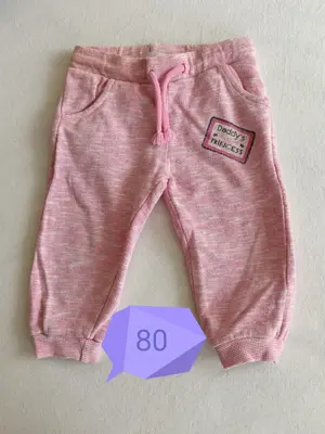 Gyerek-lány pamut nadrág, leggings -  68, 80, 116, 128-os  - kép 7