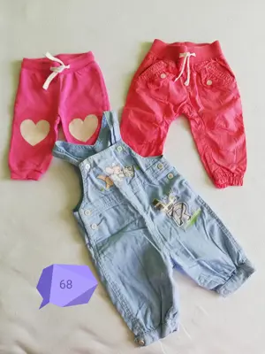 Gyerek-lány pamut nadrág, leggings -  68, 80, 116, 128-os  - kép 8