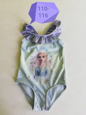 Gyerek lány fürdőruha, bikini, úszósapka, úszógumi, strandcikkek kulacs, hűtőzsák, matrac, doboz - kép 2