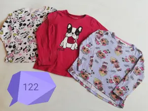 Gyerek lány hosszú ujjú pamut póló 68 - 128-as méretek - kép 8