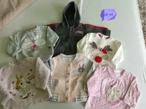Gyerek lány pamut pulóver - 68 - 134-es méretek - kép 12