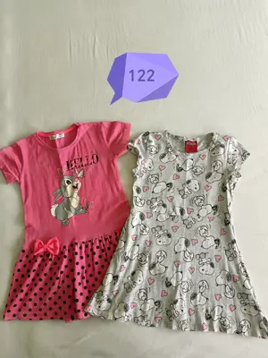 Gyerek lány pamut nyári ruha többféle -  80 - 134-es méretek - kép 5