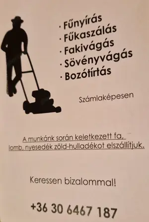 Kertészeti munkákat vállalok! 