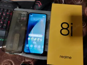  Realme 8i 128GB 4GB +4 GB RAM Dual Mobiltelefon független Magyarországi vásárlás tokban tartva fóli