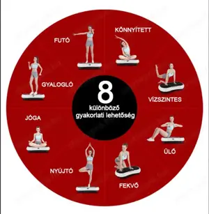 Vibrációs tréner, izomstimuláló fitness és rehabilitációs segédeszköz - kép 4