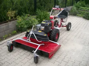 PANTER FD-3-MOWER professzionális egytengelyes traktor kétkéses fűnyíróasztallal !!! - kép 3