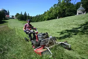 PANTER FD-3-MOWER professzionális egytengelyes traktor kétkéses fűnyíróasztallal !!! - kép 8