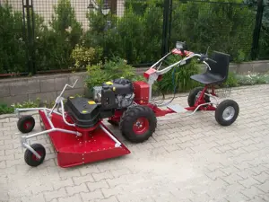 PANTER FD-3-MOWER professzionális egytengelyes traktor kétkéses fűnyíróasztallal !!! - kép 7