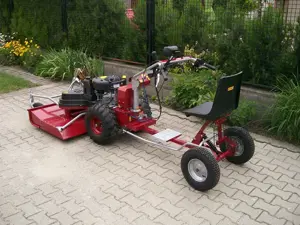 PANTER FD-3-MOWER professzionális egytengelyes traktor kétkéses fűnyíróasztallal !!! - kép 6