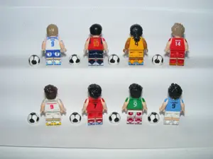 Lego Focista figurák Futball foci Raul Pedri Suarez Eriksen Virgil Son Heung Min figura ÚJ - kép 2