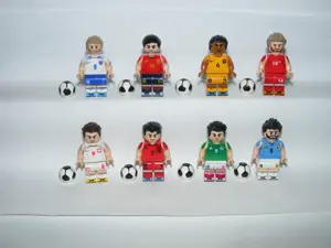 Lego Focista figurák Futball foci Raul Pedri Suarez Eriksen Virgil Son Heung Min figura ÚJ - kép 4