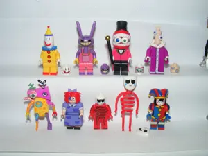 Lego My Amazing Digital Circus figurák Kinger Pomni Gangle Kaufmo Zoobie figura - kép 2