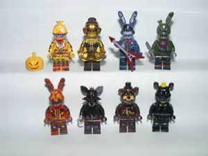 Lego FNAF Five Nights at Freddy 's figurák  Fantom Foxy Jack O Springtrap Ballora ÚJ