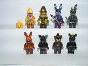 Lego FNAF Five Nights at Freddy 's figurák  Fantom Foxy Jack O Springtrap Ballora ÚJ - kép 4