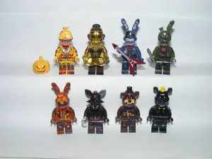 Lego FNAF Five Nights at Freddy 's figurák  Fantom Foxy Jack O Springtrap Ballora ÚJ - kép 2