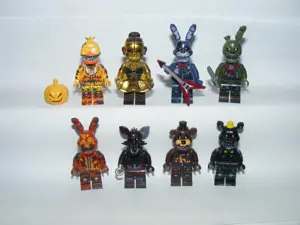 Lego FNAF Five Nights at Freddy 's figurák  Fantom Foxy Jack O Springtrap Ballora ÚJ - kép 5