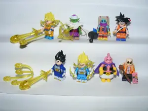 Lego Dragon Ball Z figurák Son Goku Majin Buu Vegeta Piccolo Pagi figura ÚJ - kép 2