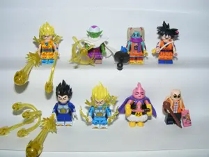 Lego Dragon Ball Z figurák Son Goku Majin Buu Vegeta Piccolo Pagi figura ÚJ - kép 6