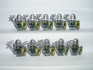 Lego Castle Lovag figurák Dragon Sárkányos katonák sereg 10db katona Új