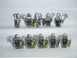 Lego Castle Lovag figurák Dragon Sárkányos katonák sereg 10db katona Új - kép 2