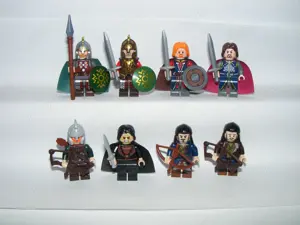 Lego Gyűrűk Ura Hobbit figurák Aragorn Theoden Grima Boromir Bard Faramir figura ÚJ