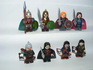 Lego Gyűrűk Ura Hobbit figurák Aragorn Theoden Grima Boromir Bard Faramir figura ÚJ - kép 3