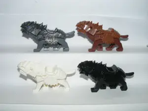 Lego Gyűrűk Ura Hobbit figurák 4db Ork ló Páncélozott Warg farkas figura ÚJ