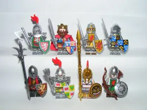 Lego Castle figurák katonák Thomas Montagu Edmund Thorpe Lionheart katona lovag ÚJ - kép 3