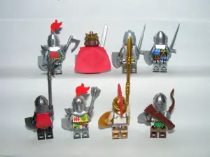Lego Castle figurák katonák Thomas Montagu Edmund Thorpe Lionheart katona lovag ÚJ - kép 4