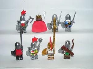 Lego Castle figurák katonák Thomas Montagu Edmund Thorpe Lionheart katona lovag ÚJ - kép 8