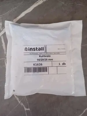 Install kalibráló háromágú 16-20-26 alubetétes csövekhez (K1626)