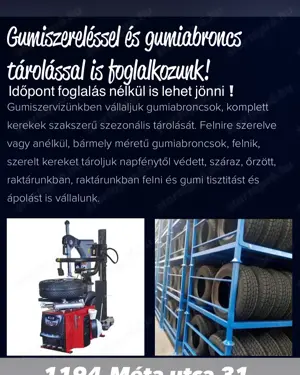 Gumi szerelés és defekt javítás soron kívül. - kép 2