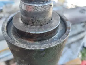 Emelő 10 t vastag 1 cm váz 130 cm hossz a kar legmagasabb pontja 55 cm. Olajpumpa jó de a munka heng - kép 2