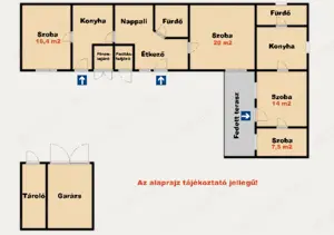 Kiskunhalas belvárosi 4 szobás családi ház garázzsal eladó! - kép 2