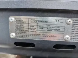 Asztali gáz grill 1 égős a képen látható új állapotba 10 ezer ft. - kép 5
