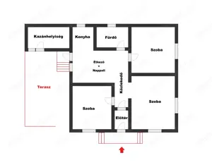 Polgáron 3 szobás, felújított családiház eladó!  - kép 15
