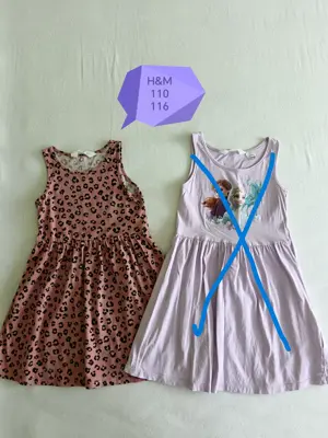 Gyerek lány pamut nyári ruha többféle -  80 - 134-es méretek - kép 11