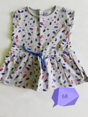 Gyerek lány rövid ujjú pamut póló   74 - 128-as méretek - kép 10