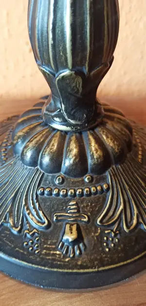 Tiffany banklámpa. A búra ÜVEG! Nem műanyag. Új, hibátlan. - kép 4