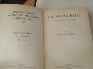 Herczeg Ferenc válogatott munkáinak emlékkiadás 39. - Balatoni rege  5000ft óbuda személyes átvétel  - kép 2