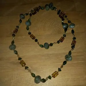 Antiallergén zöld hosszú nyaklánc eladó, ÚJ! - kép 7