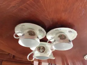 Antik étkészlet 6 személyes - kép 7