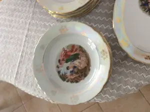 Antik étkészlet 6 személyes - kép 9