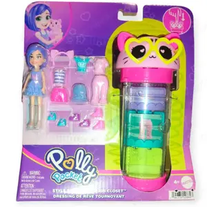 Mattel Polly baba játékkészlet   cica szekrény hengerrel