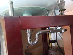 Kézmosó egyedi üveglapon - kép 2