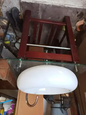 Kézmosó egyedi üveglapon - kép 3