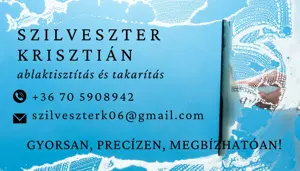 Ablak tisztítást  s égy b Takarítást Vállalok! 