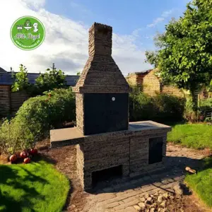 Mediterrán grillező füstölő kertikonyha - kép 5