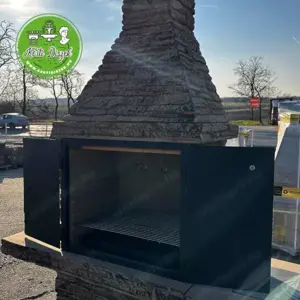 Mediterrán grillező füstölő kertikonyha - kép 3